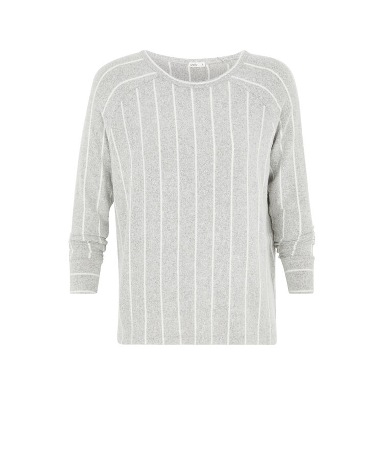 Carrystripiz long sleeve top grey.
