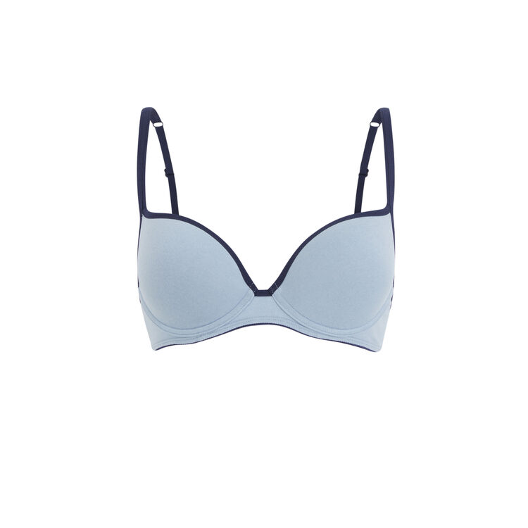 Microchiniz blue padded bra blue.