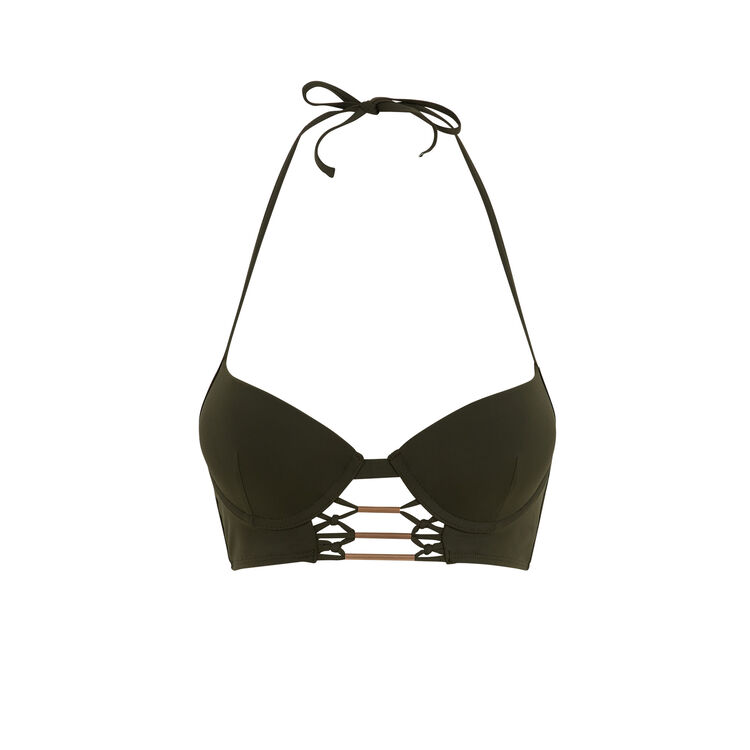 Afrotubiz khaki push-up bikini top Afrotubiz khaki push-up bikini top;