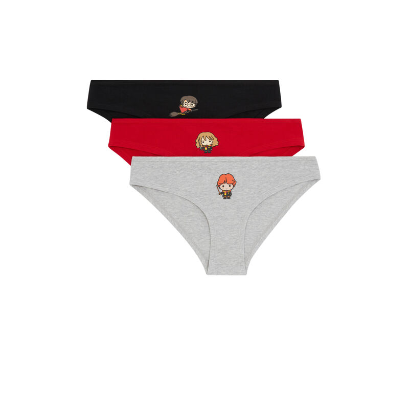 Pack of cotton briefs - black Pack of cotton briefs - black;