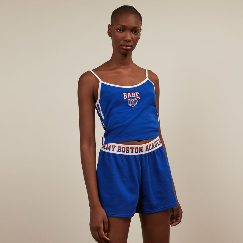 Babe tank top with straps - blue Babe tank top with straps - blue ;