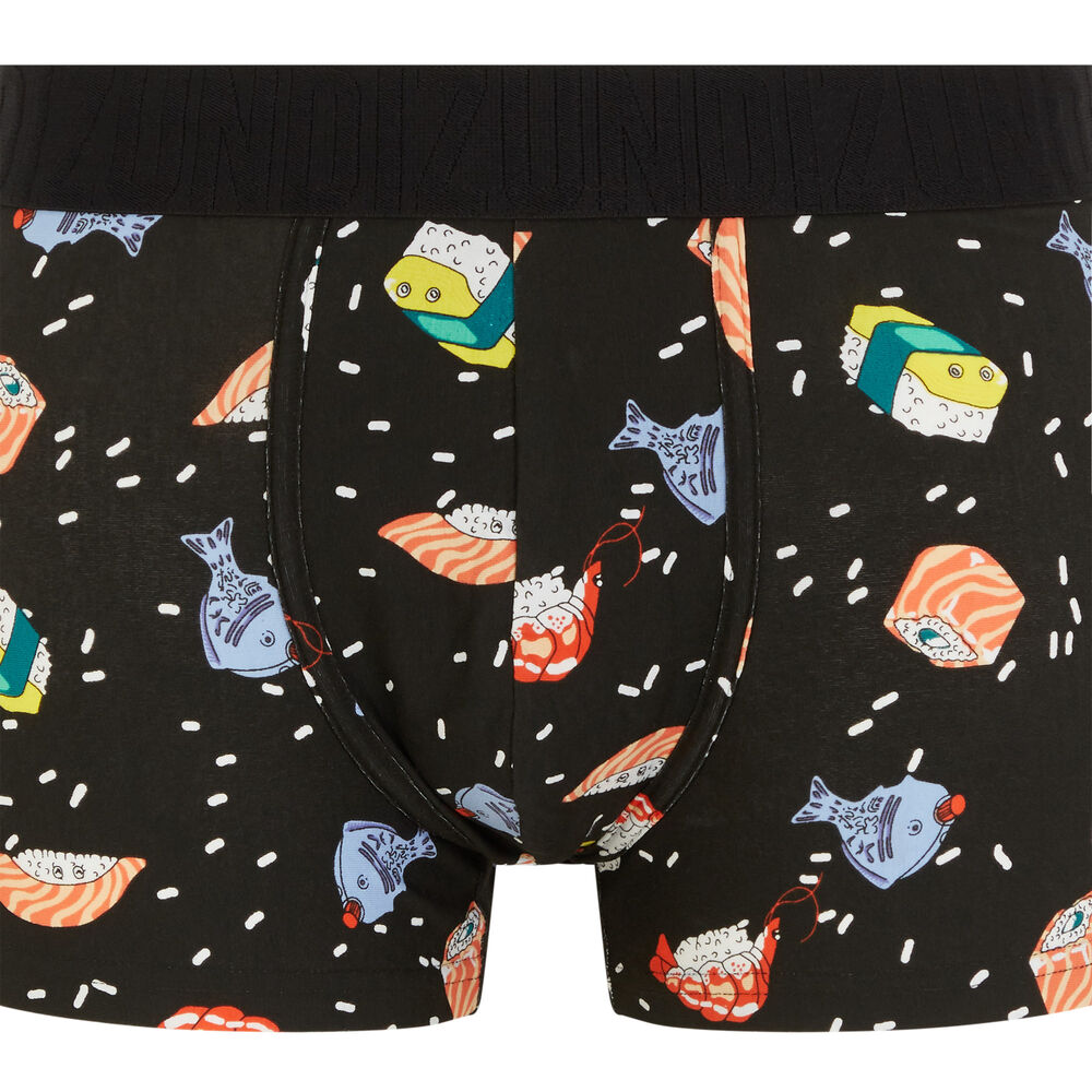 Sushi print boxers - black black.