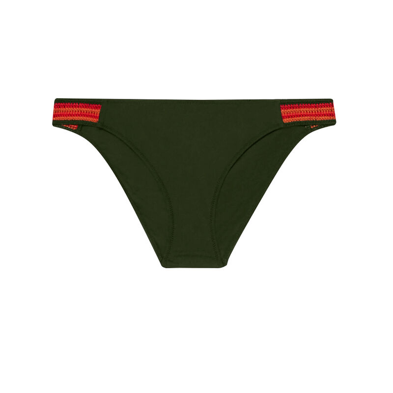 Bikini bottoms with striped details - khaki Bikini bottoms with striped details - khaki;