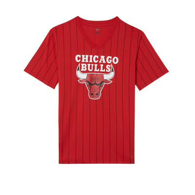 tunika z dekoltem v chicago bulls — czerwona;