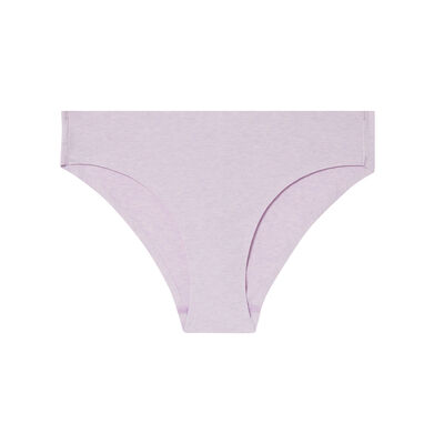 plain cotton cheeky panties - lilac;