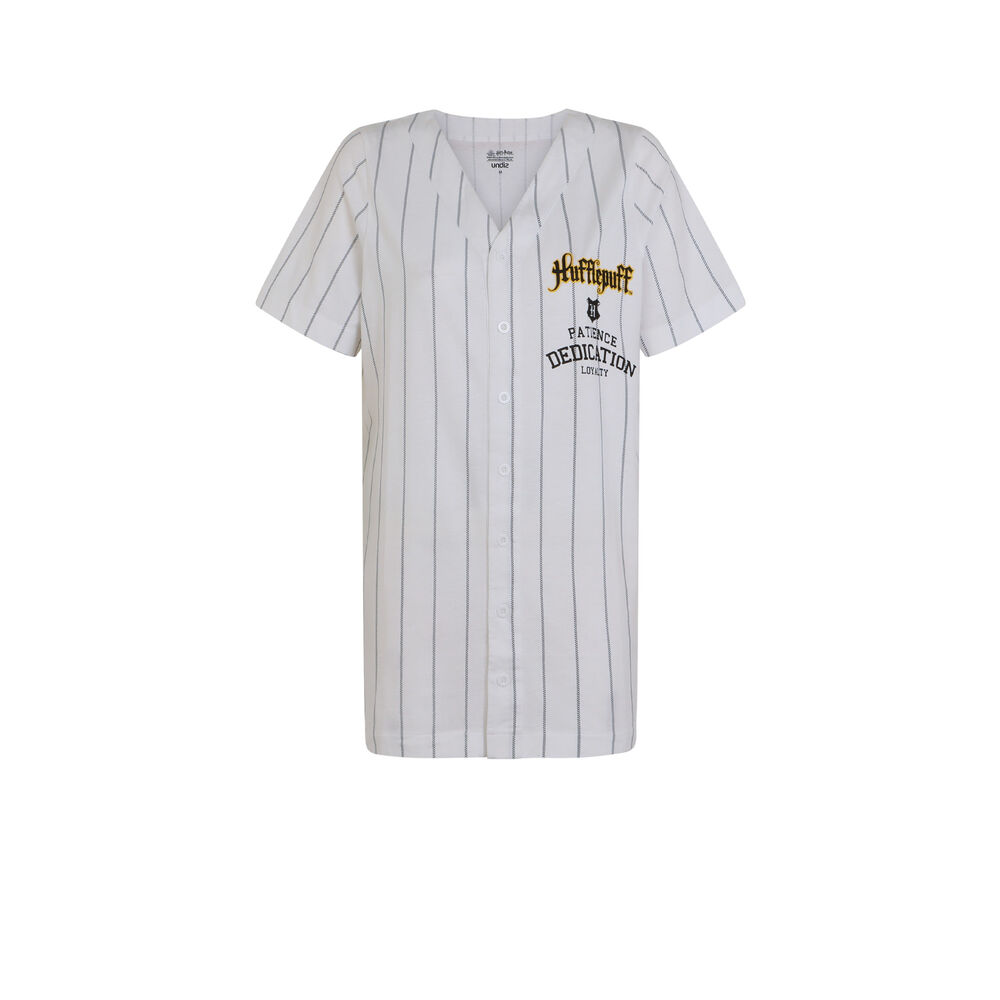 Hufflepuff striped tunic - white white.