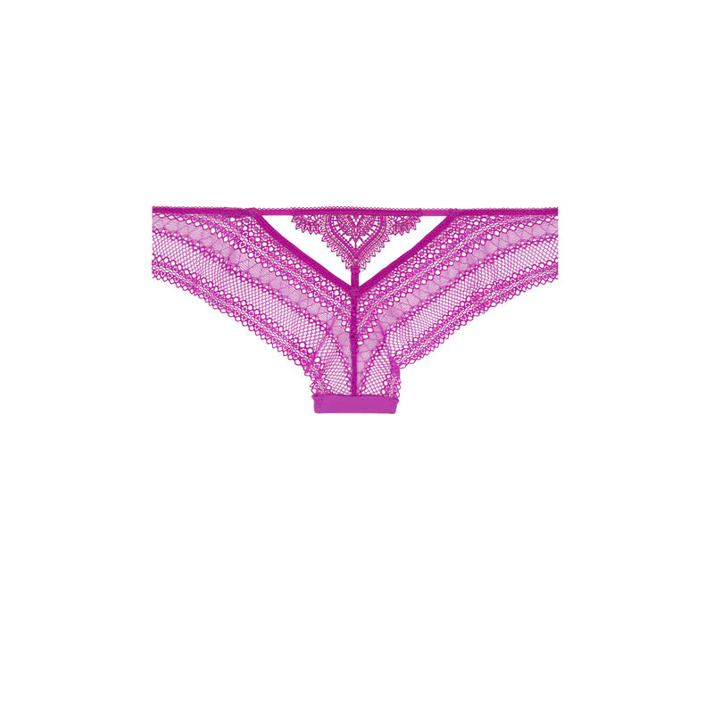Dual-fabric hipsters - fuchsia pink Dual-fabric hipsters - fuchsia pink;