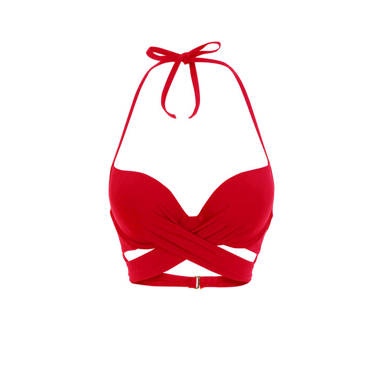 Fusioniz red bikini top red.