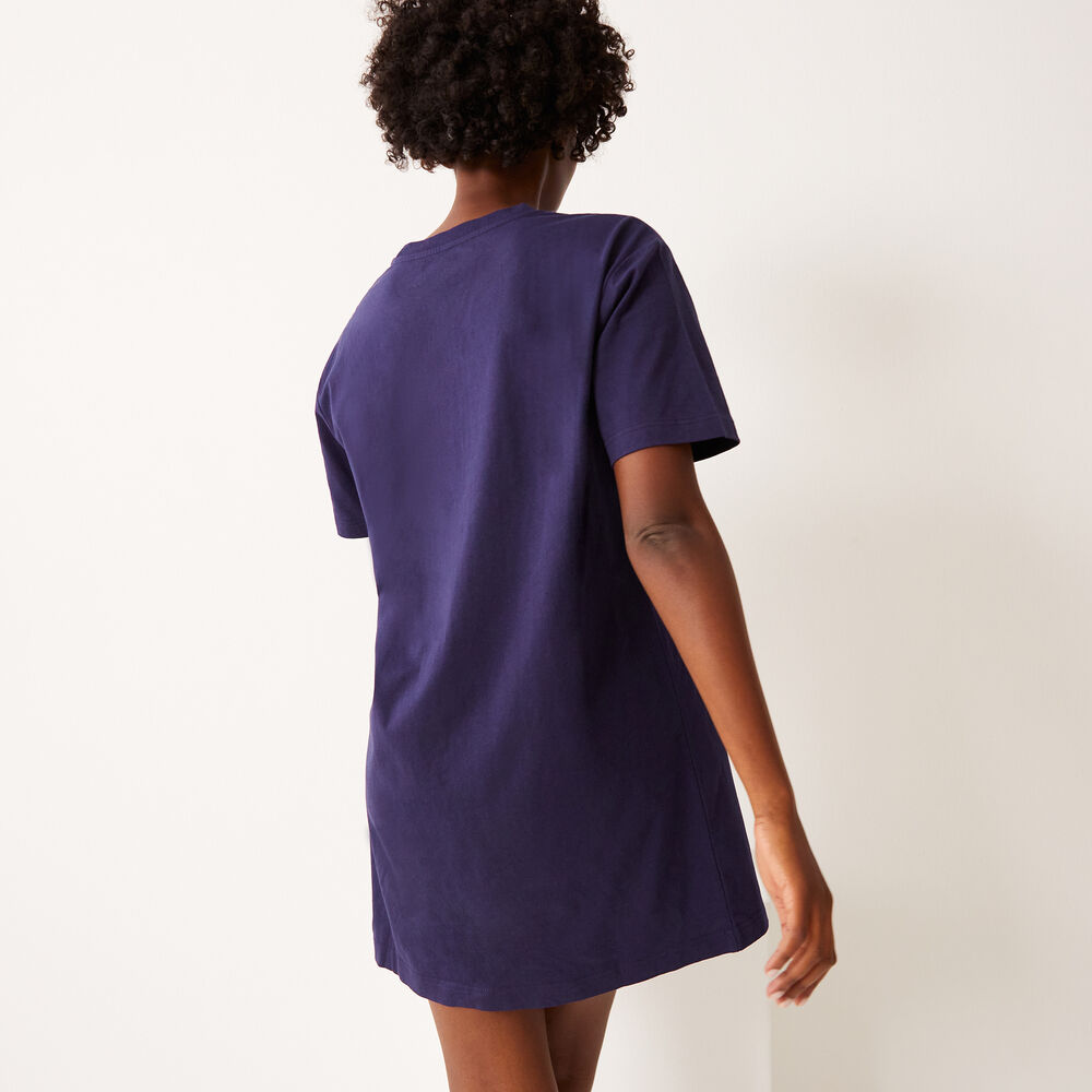 Stitch print tunic - blue blue.