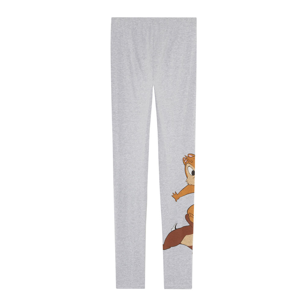 Leggings with chip and dale print - grey grey.