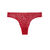 fine lace tanga briefs - red ;