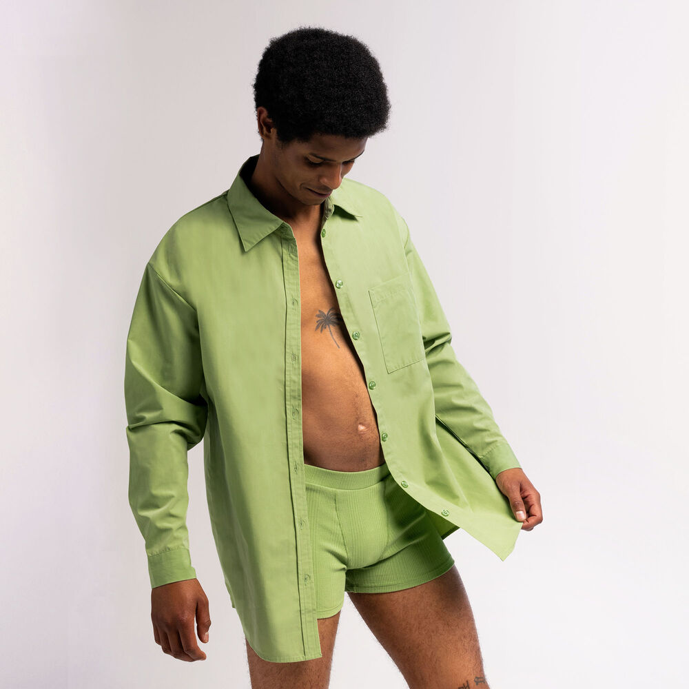 Рубашка унисекс - зеленый green.