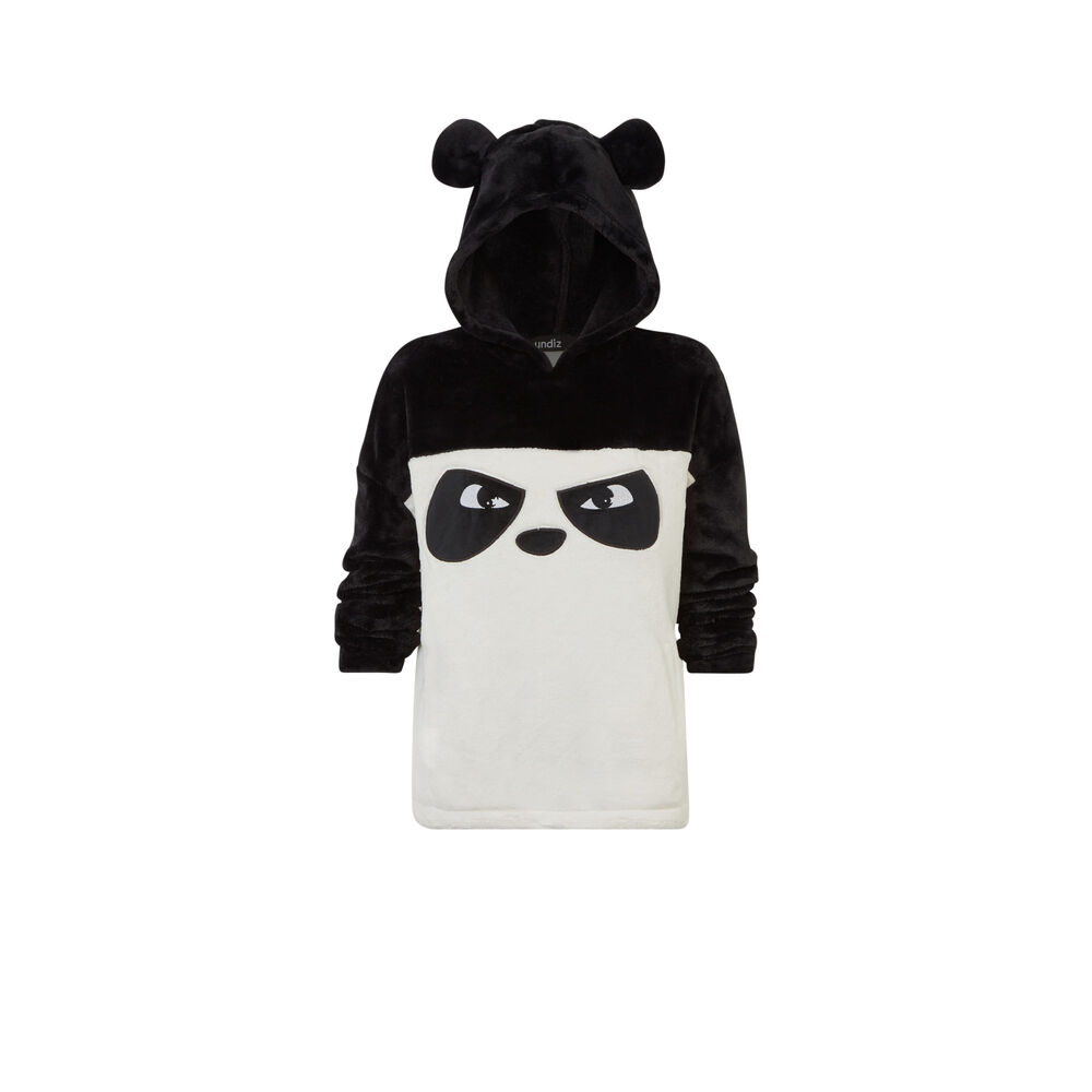 Polar z pandą z napisem grumpy panda - kolor czarny czarny.