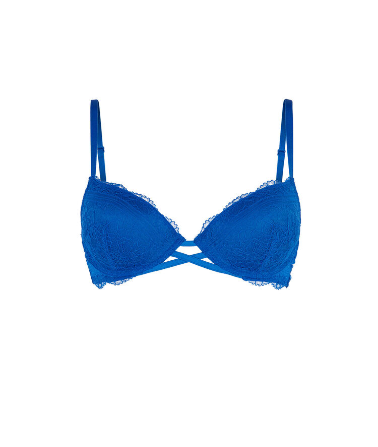 Everydayiz royal blue push-up bra blue.