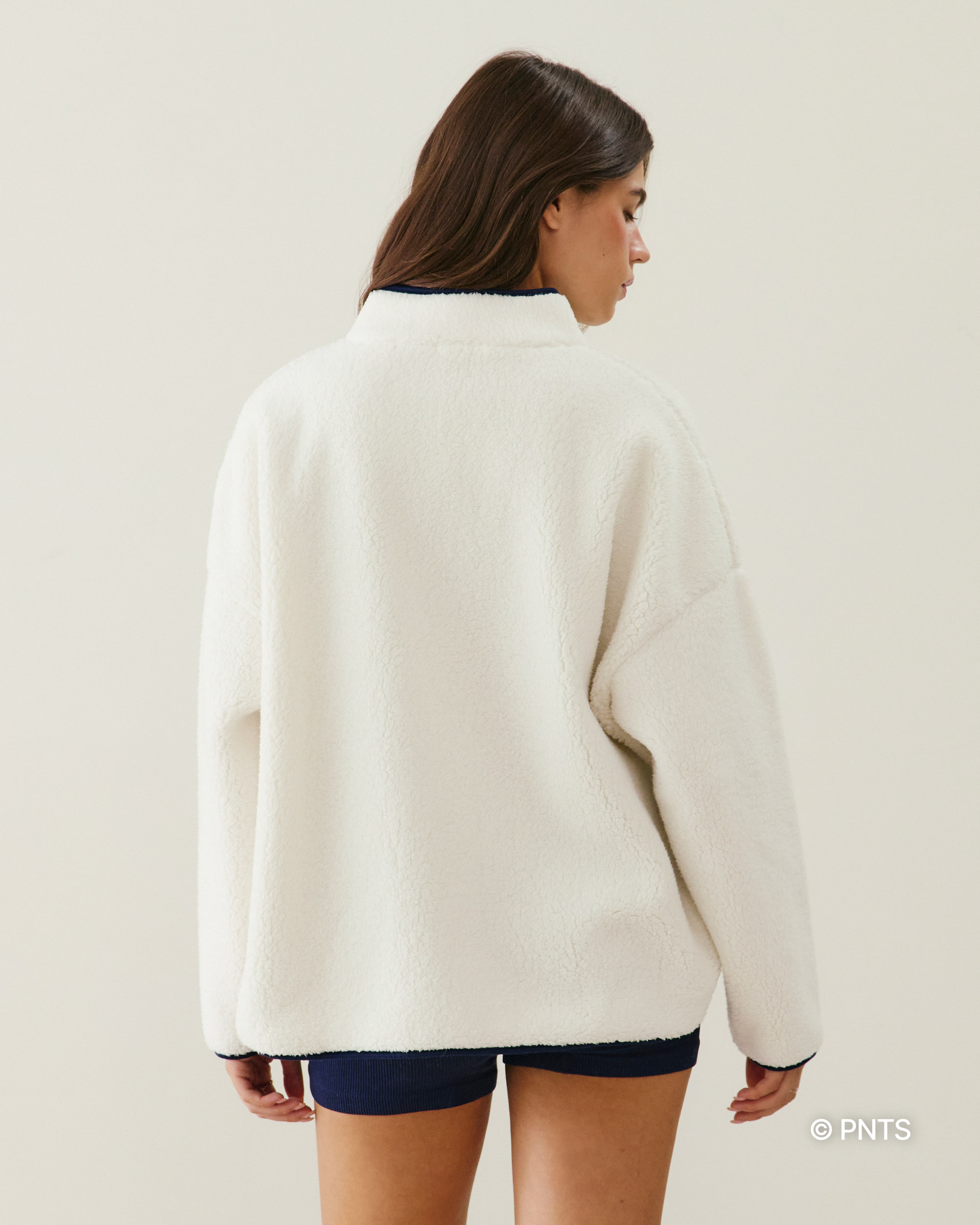 Snoopy sherpa sweatshirt - ecru - Undiz