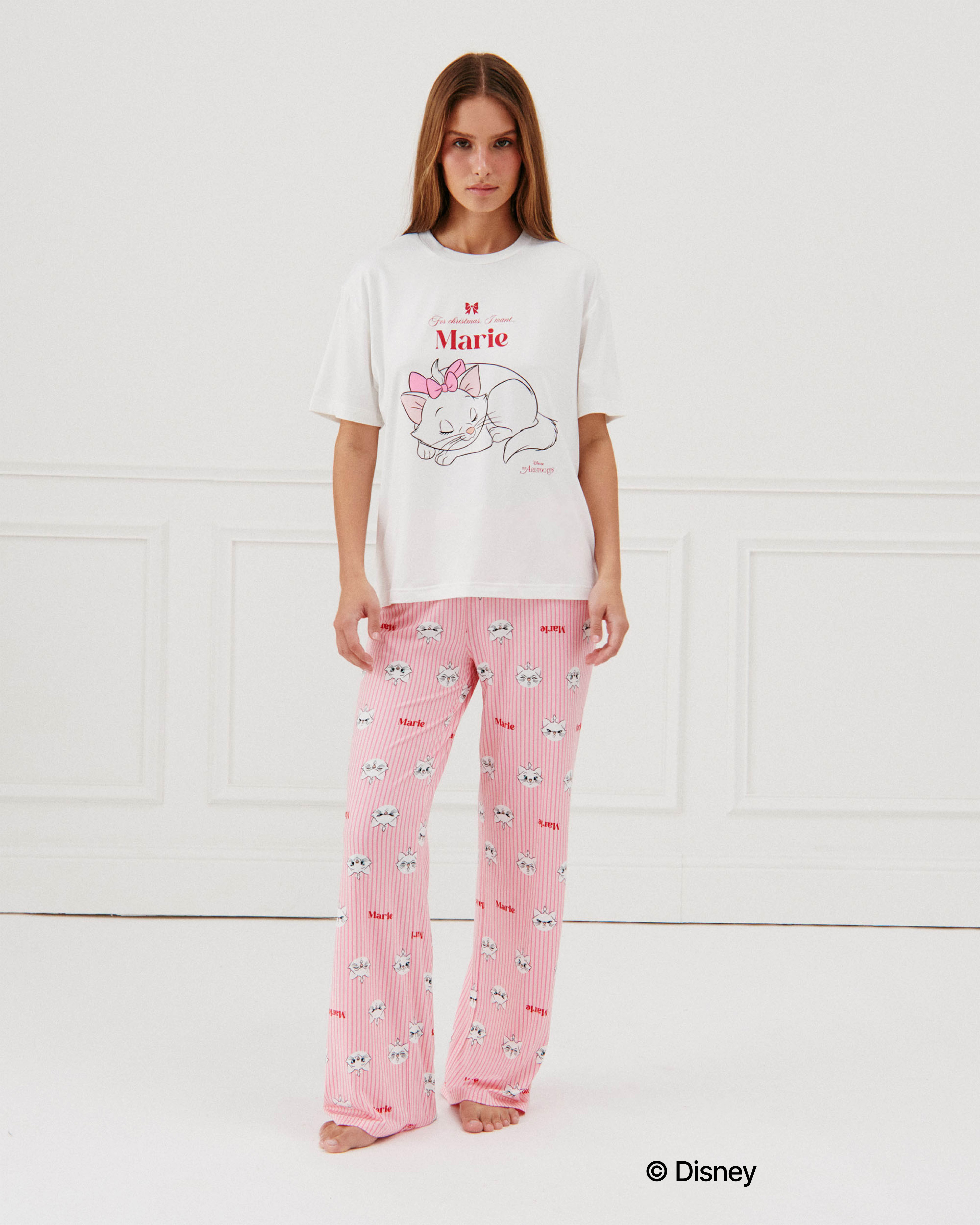 Pyjama Disney Femme Undiz Marie Fleece Pyjama Aristochat Undiz