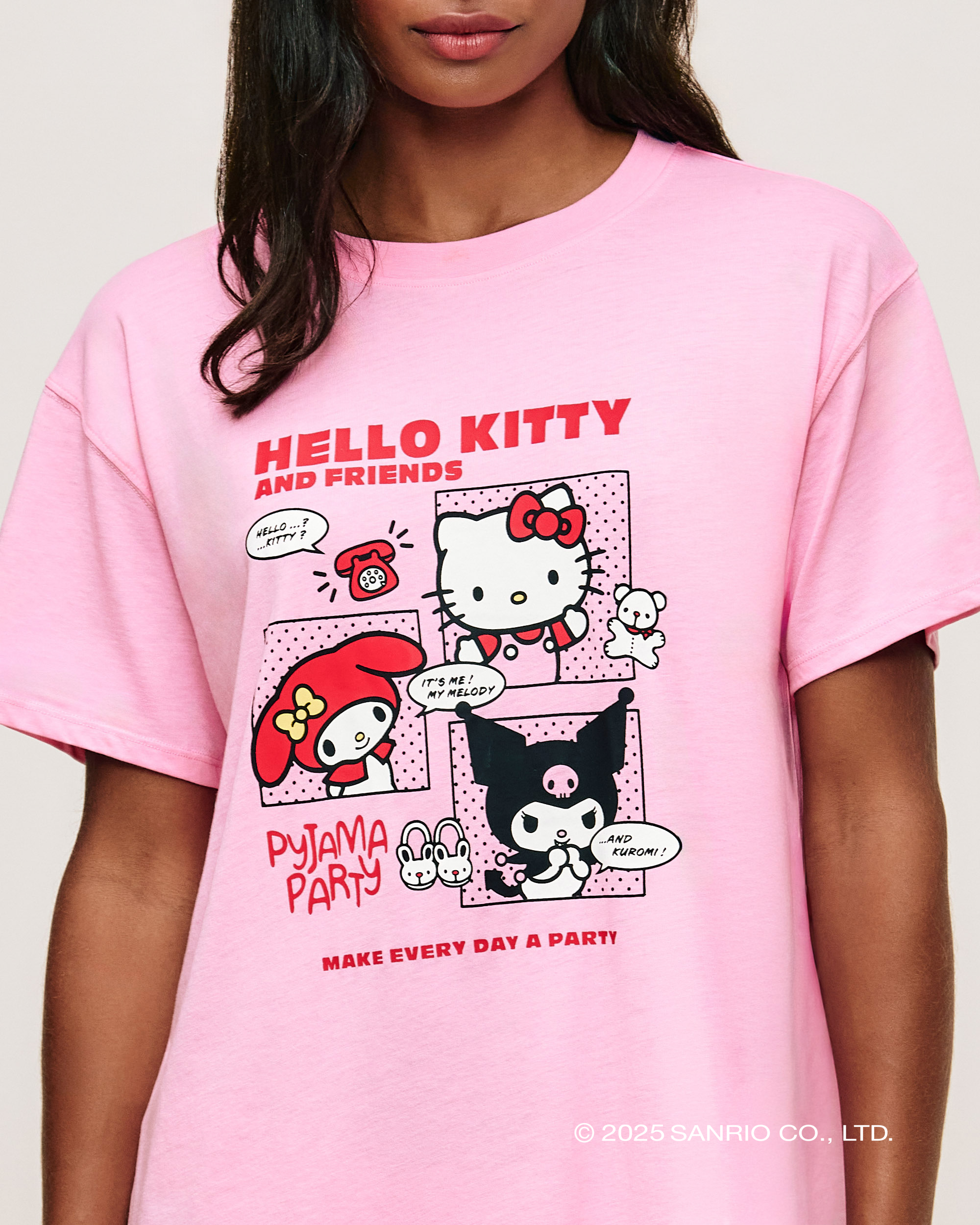 Hello Kitty tunic and knicker set - pink - Undiz