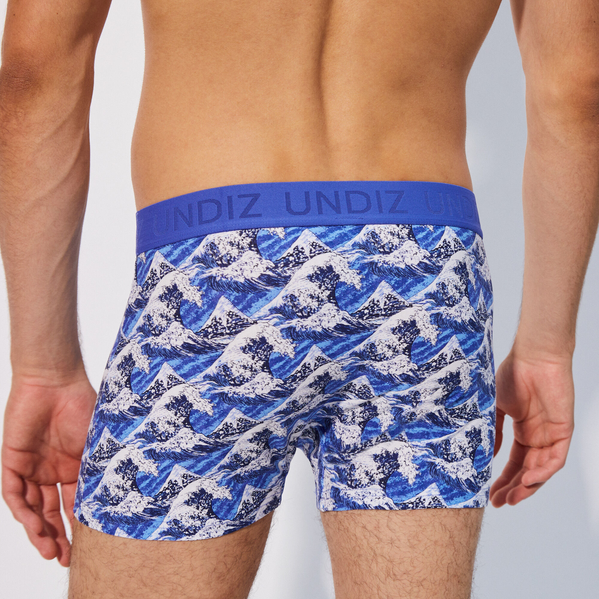 cotton boxers with naruto motifs - navy blue - Undiz