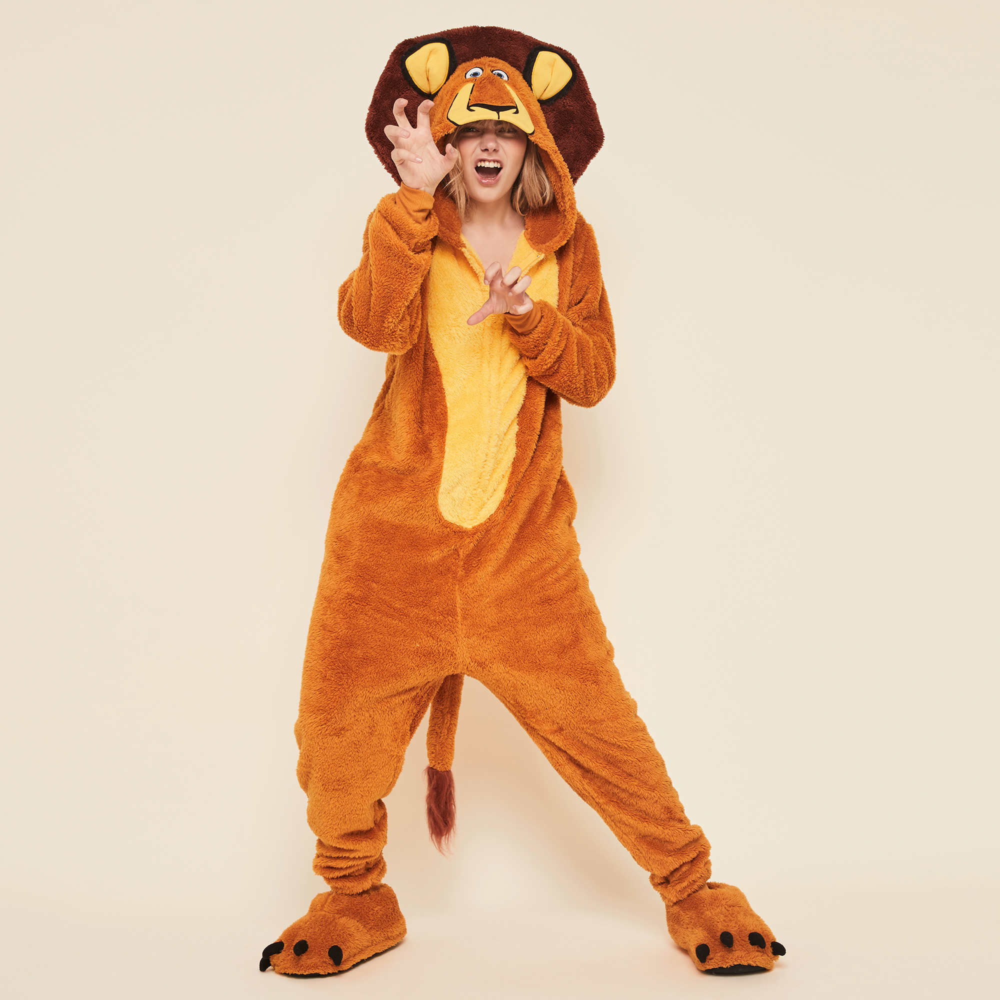 Флисовый комбинезон с капюшоном alexiz;