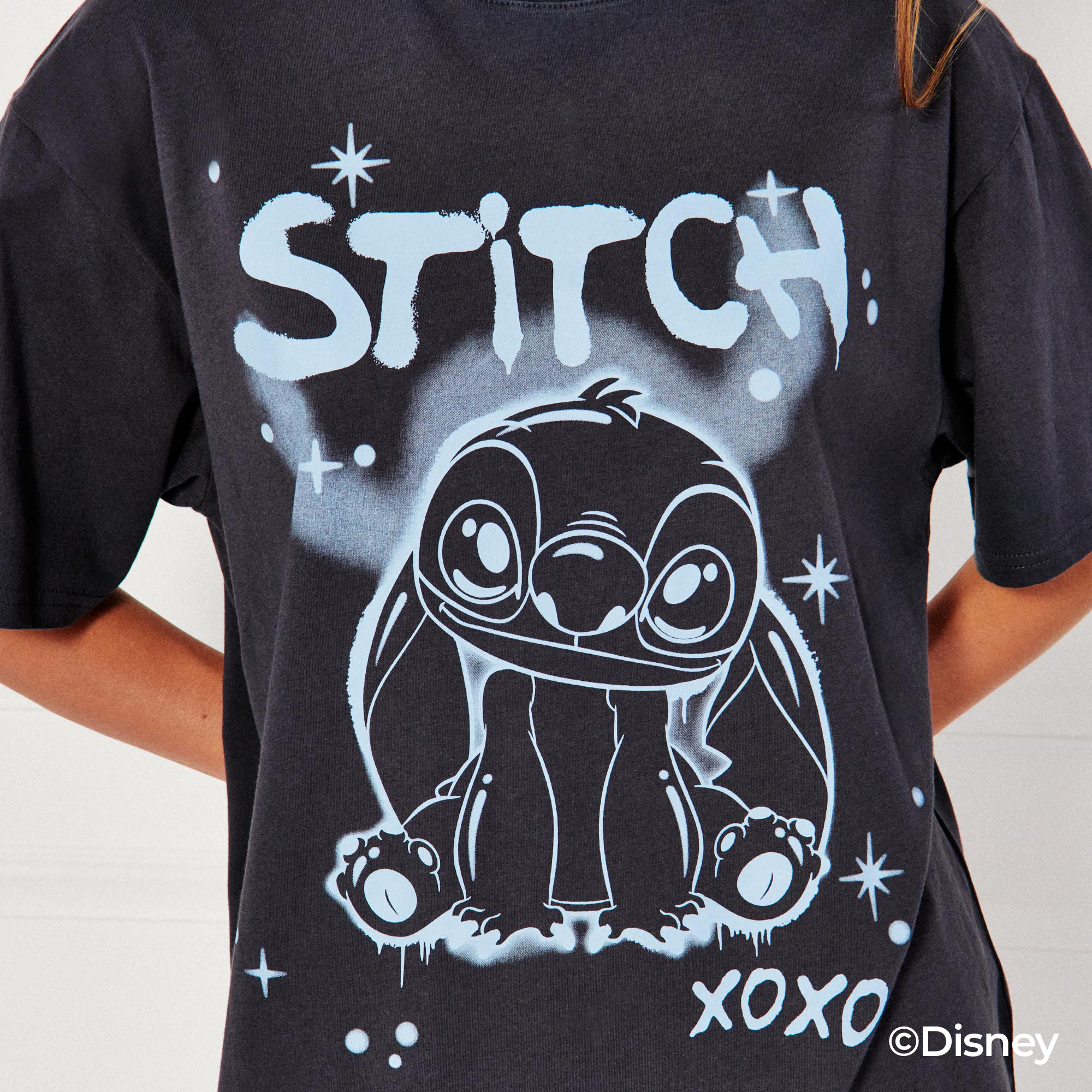Shirt Disney Stitch Tee Shirt Femme Stitch Tee-shirt Manches