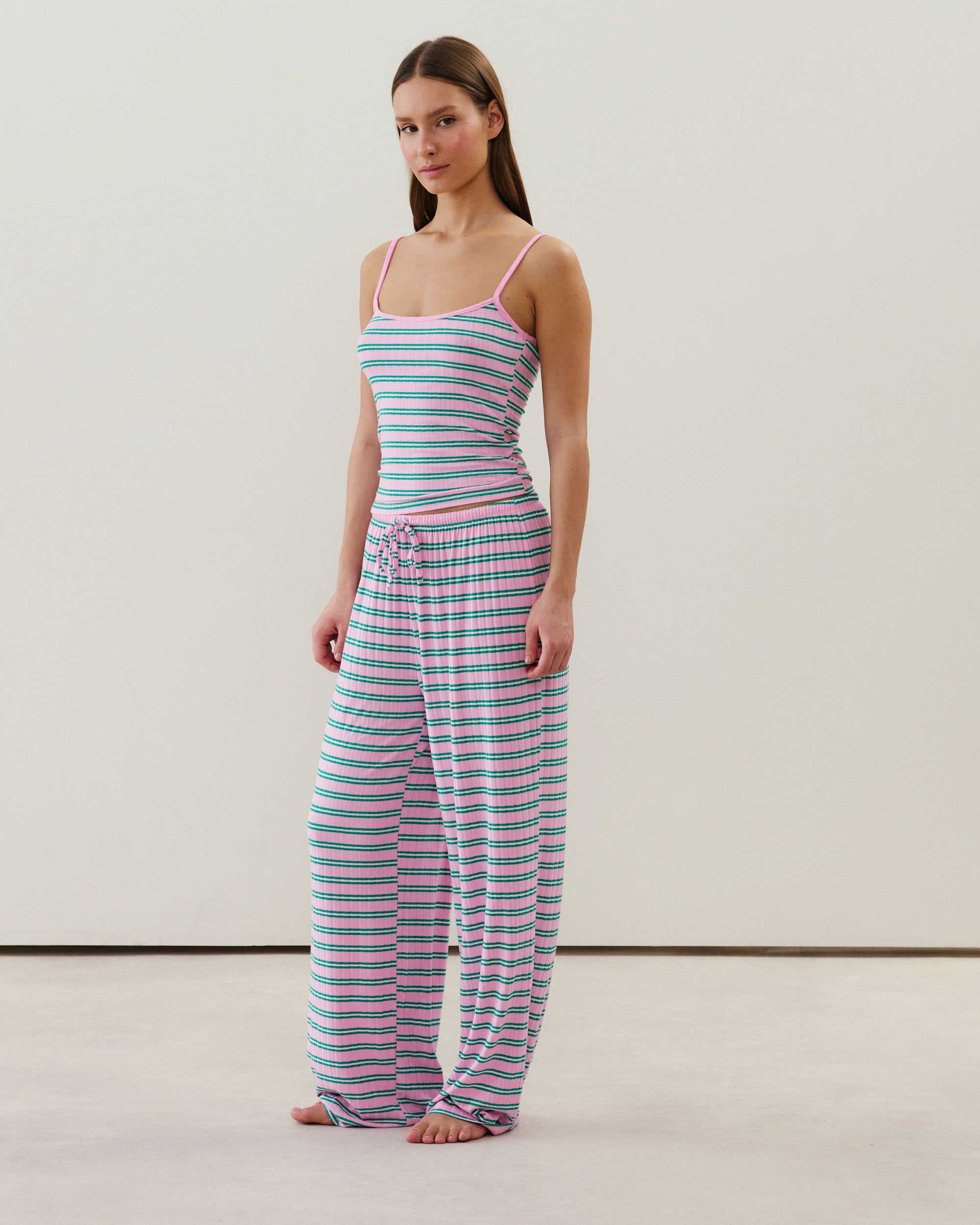 Striped top - pink - Undiz