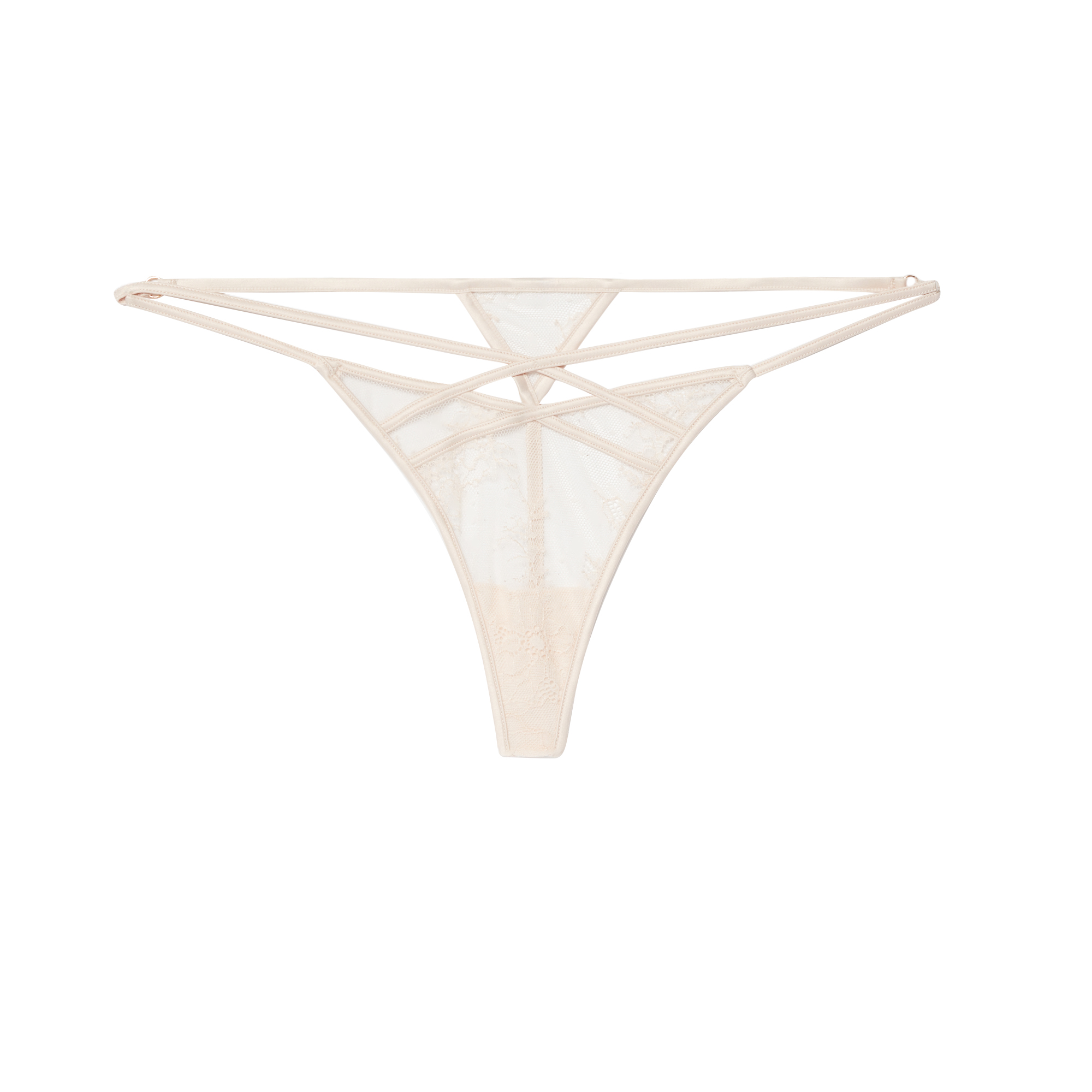 Lace thong - pale pink - Undiz