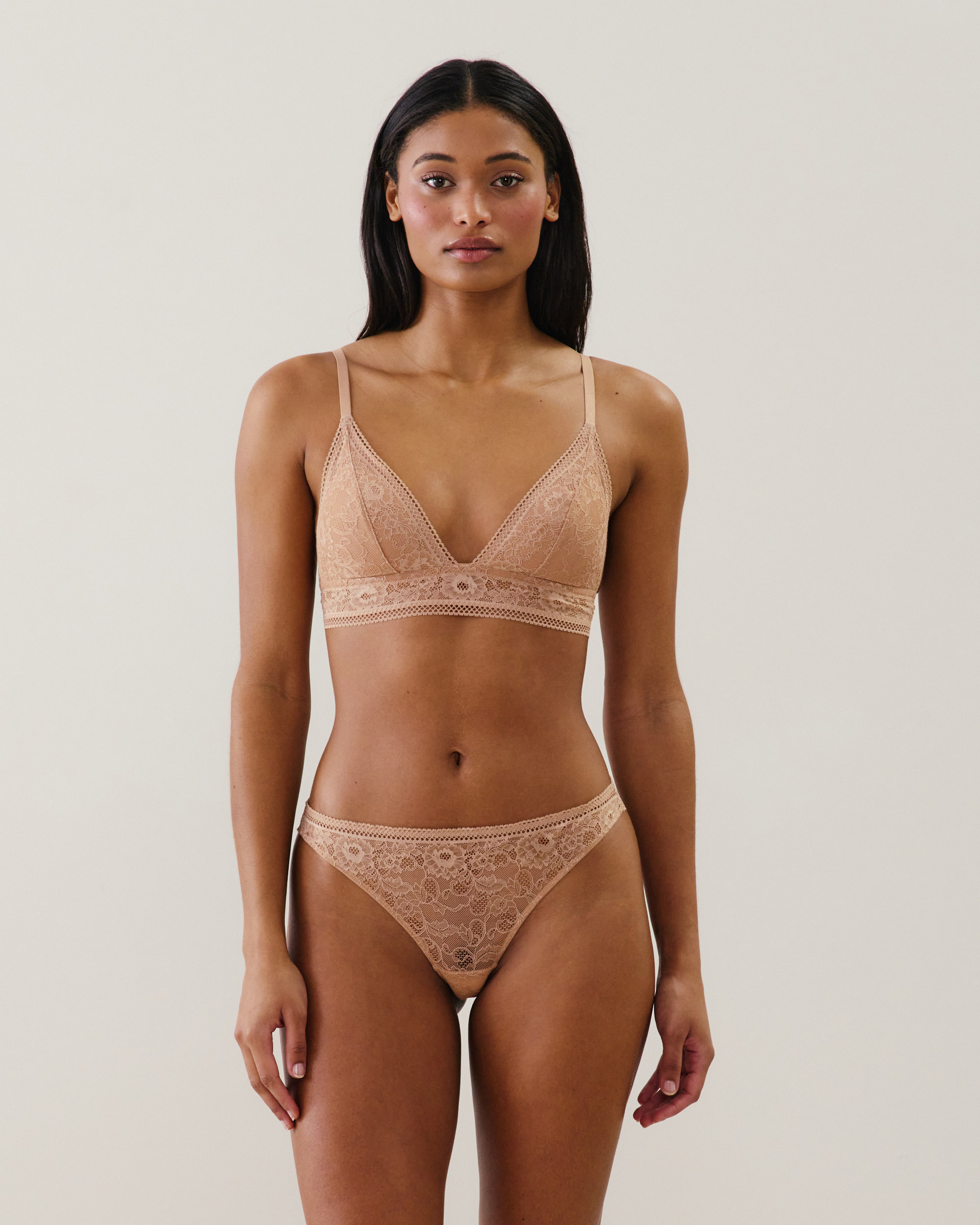 下着・アンダーウェア Draw Drawers Wool triangle Bra Wool triangle Bra – draw