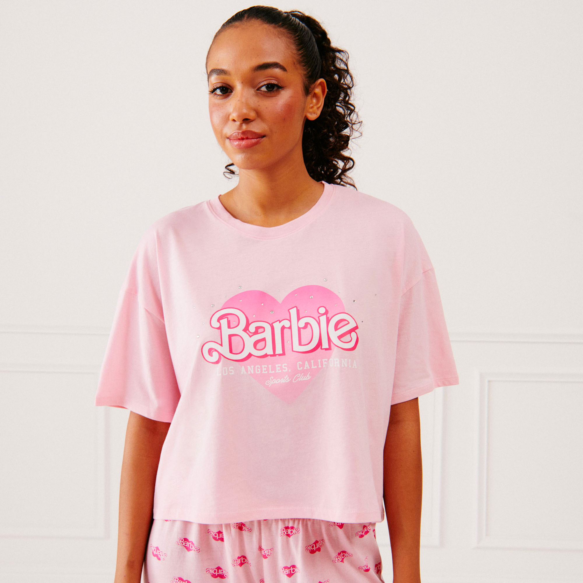 Pyjama Barbie Femme Undiz Brassière En Coton Barbie Alloverbarbiz