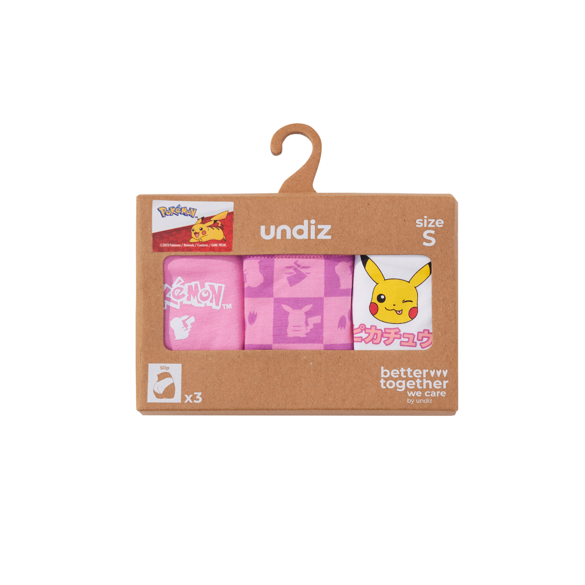 Pack of 3 Pikachu briefs - multicolored - Undiz