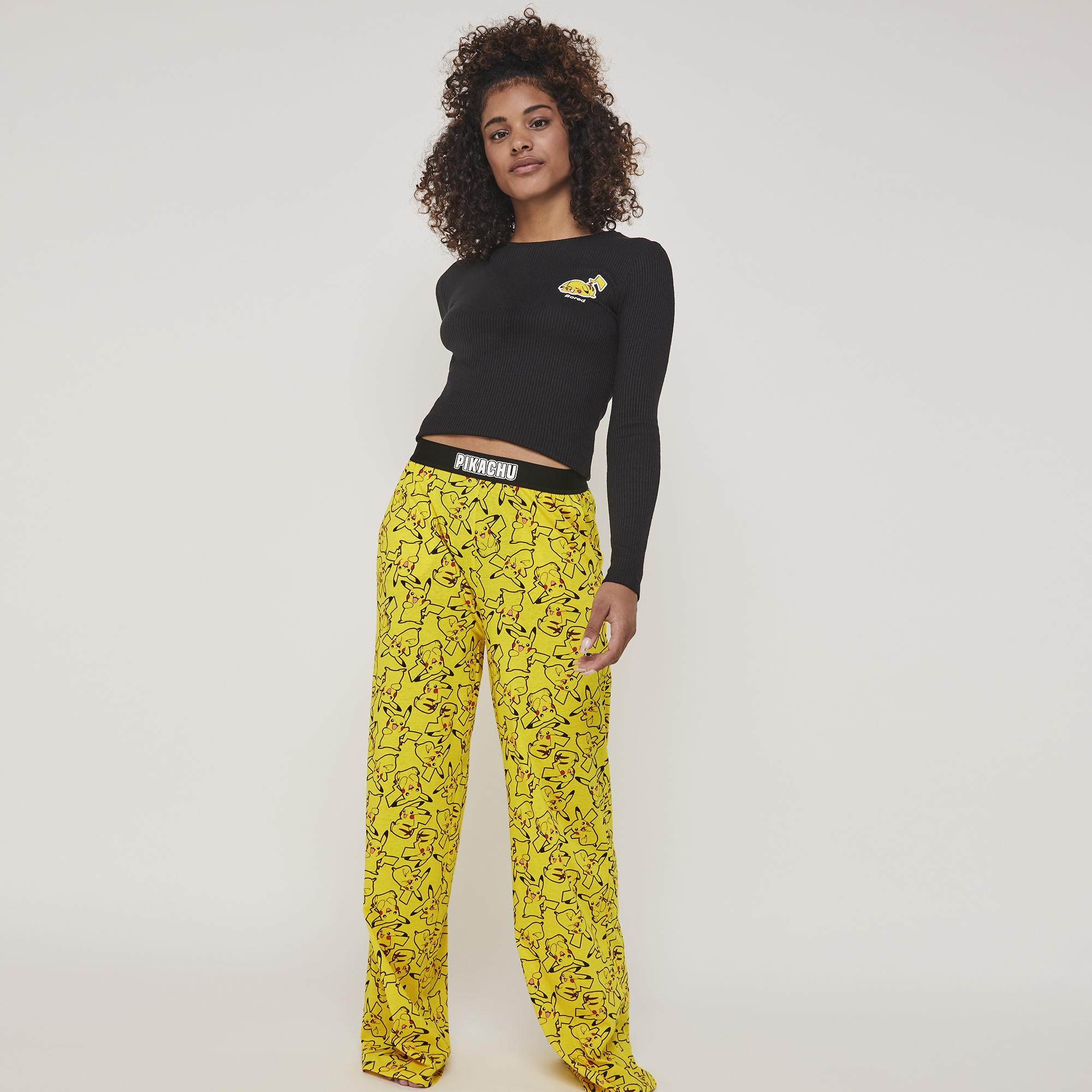 Брюки из джерси с принтом "Пикачу" pikaballiz;